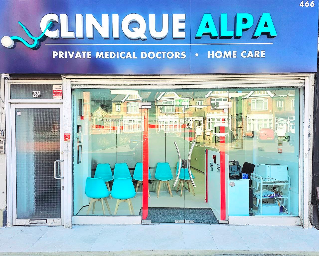 Clinique Alpa 9 front of clinic2 just above our services on home page