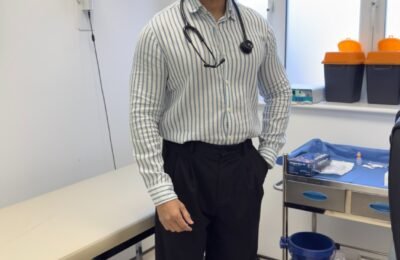 GP examination room at Clinique Alpa