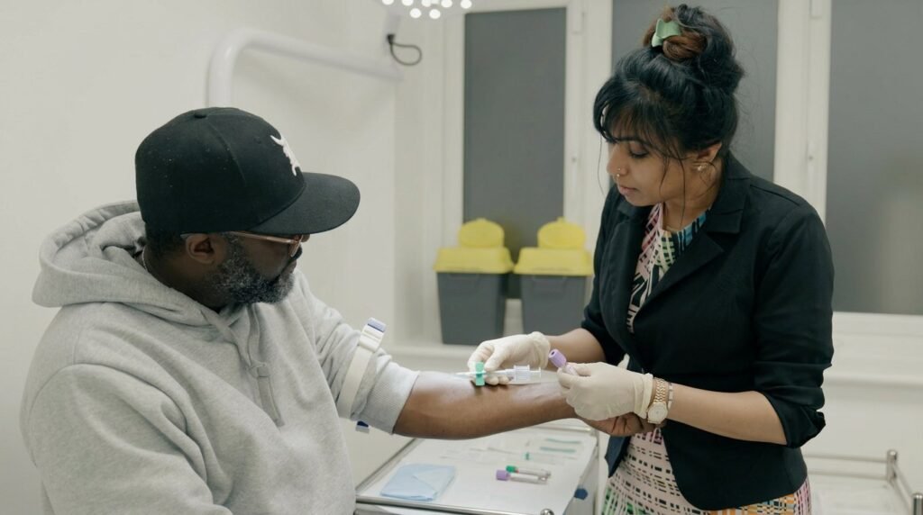 Clinical team at Clinique Alpa providing professional medical care