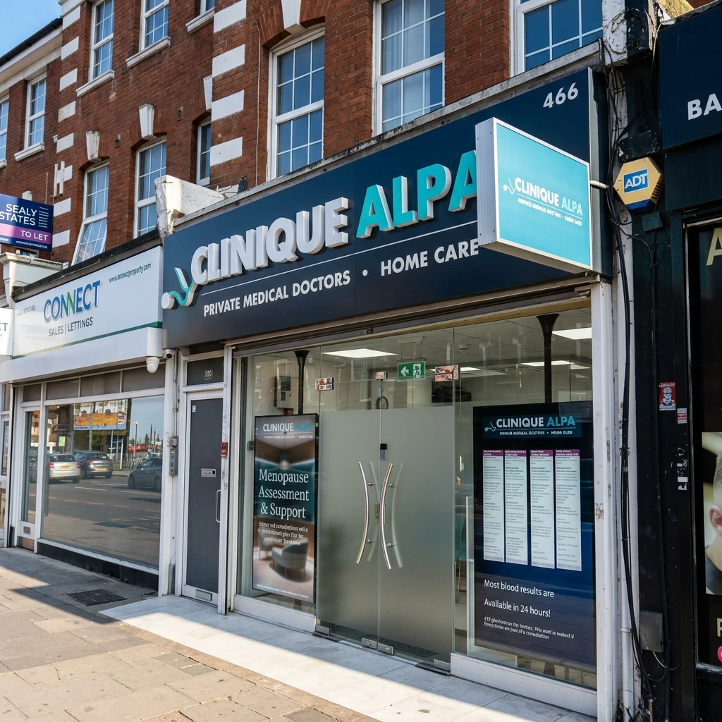 Clinique Alpa private medical clinic at 466 Green Lanes offering immigration medical examinations