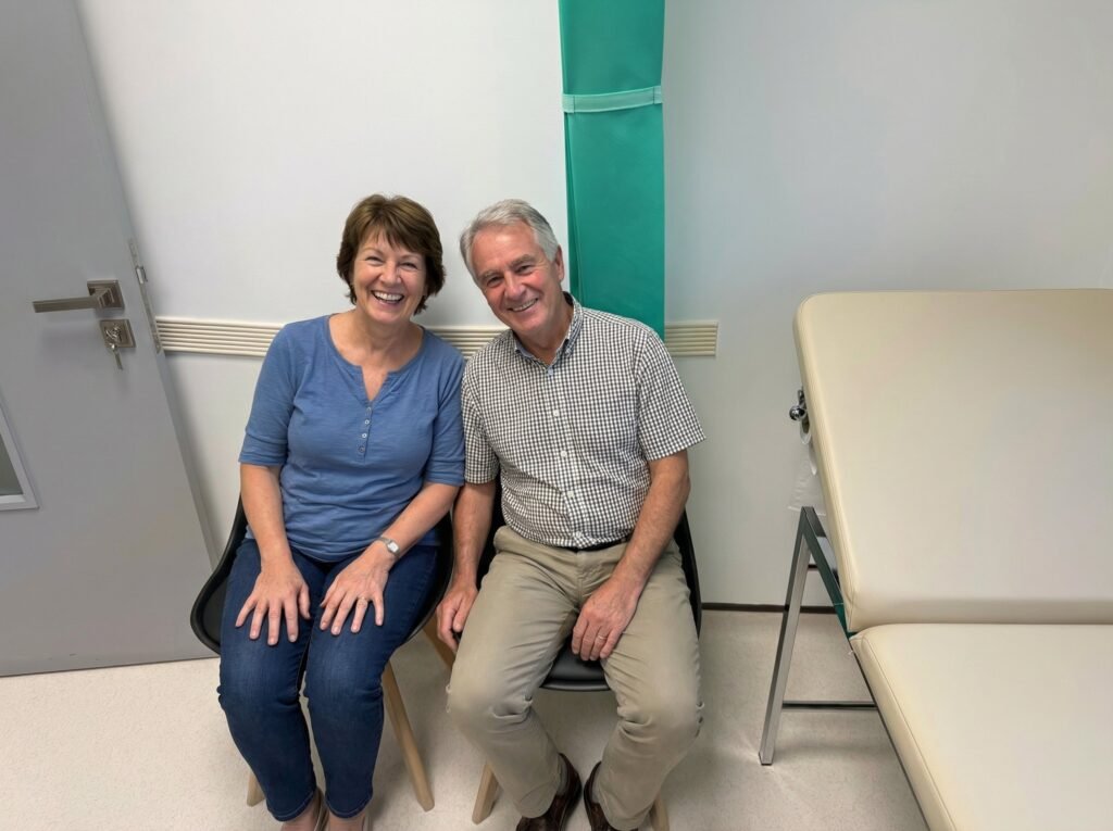 Patients at Clinique Alpa for a private musculoskeletal assessment including foot pain