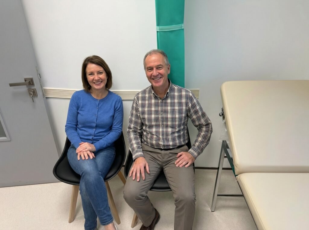 Family attending a private GP consultation at Clinique Alpa in Palmers Green London