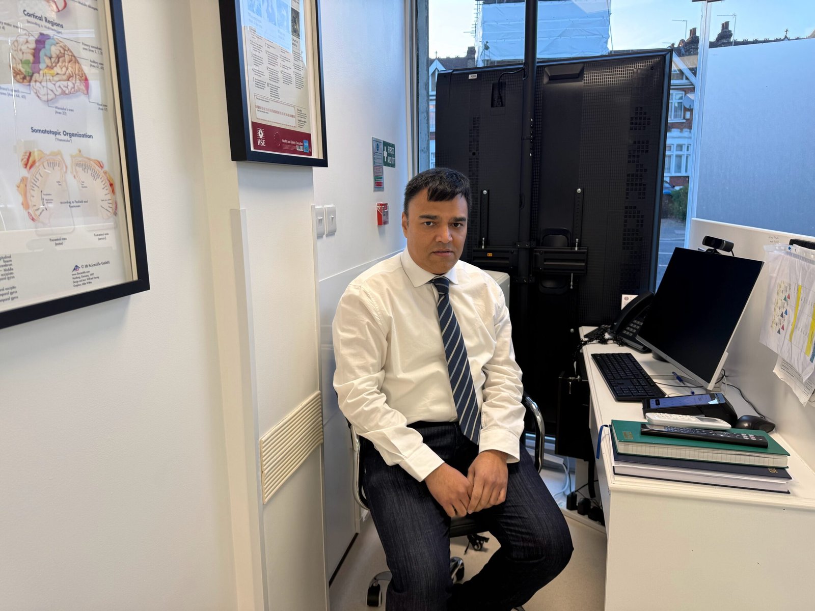 Dr Amit at Clinique Alpa specialising in sports medicine and musculoskeletal assessment